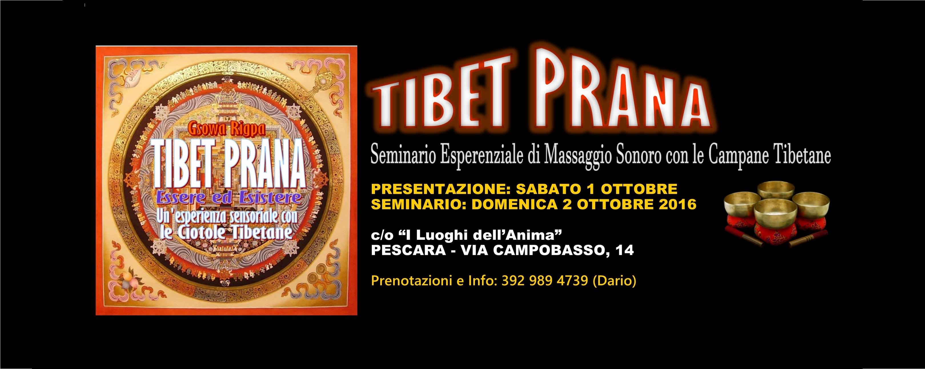 Massaggio sonoro con campane tibetane incontro+seminario a i Luoghi dell'Anima a Pescara