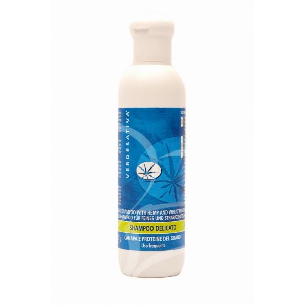 VERDESATIVA - Shampoo delicato canapa e proteine del grano 200 ml.