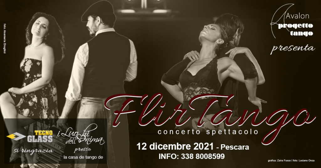 FLIRTANGO – concerto spettacolo | DOMENICA 12 DICEMBRE 2021,  ORE 21:00