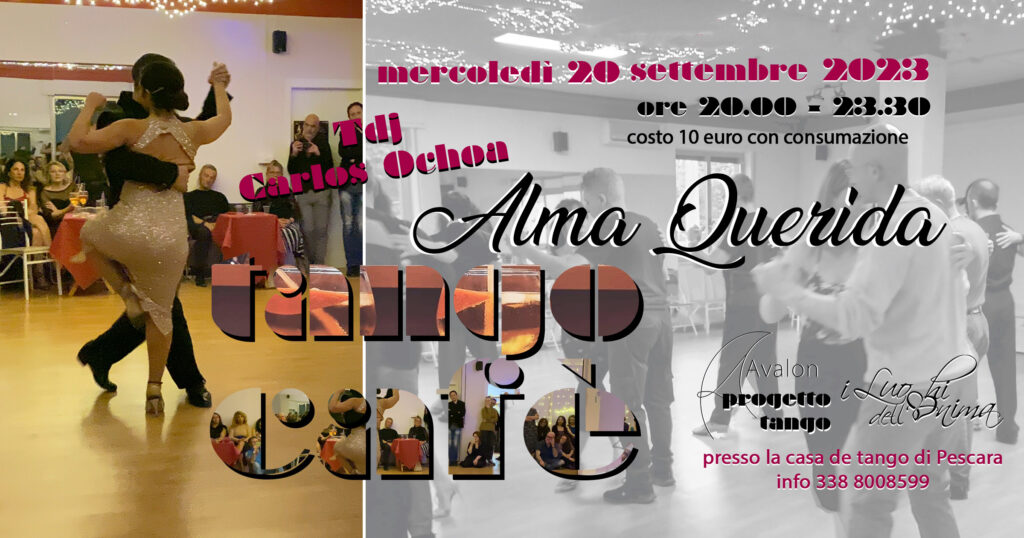 Alma Querida tango café | milonguita infrasettimanale | 20 settembre ore 20.00